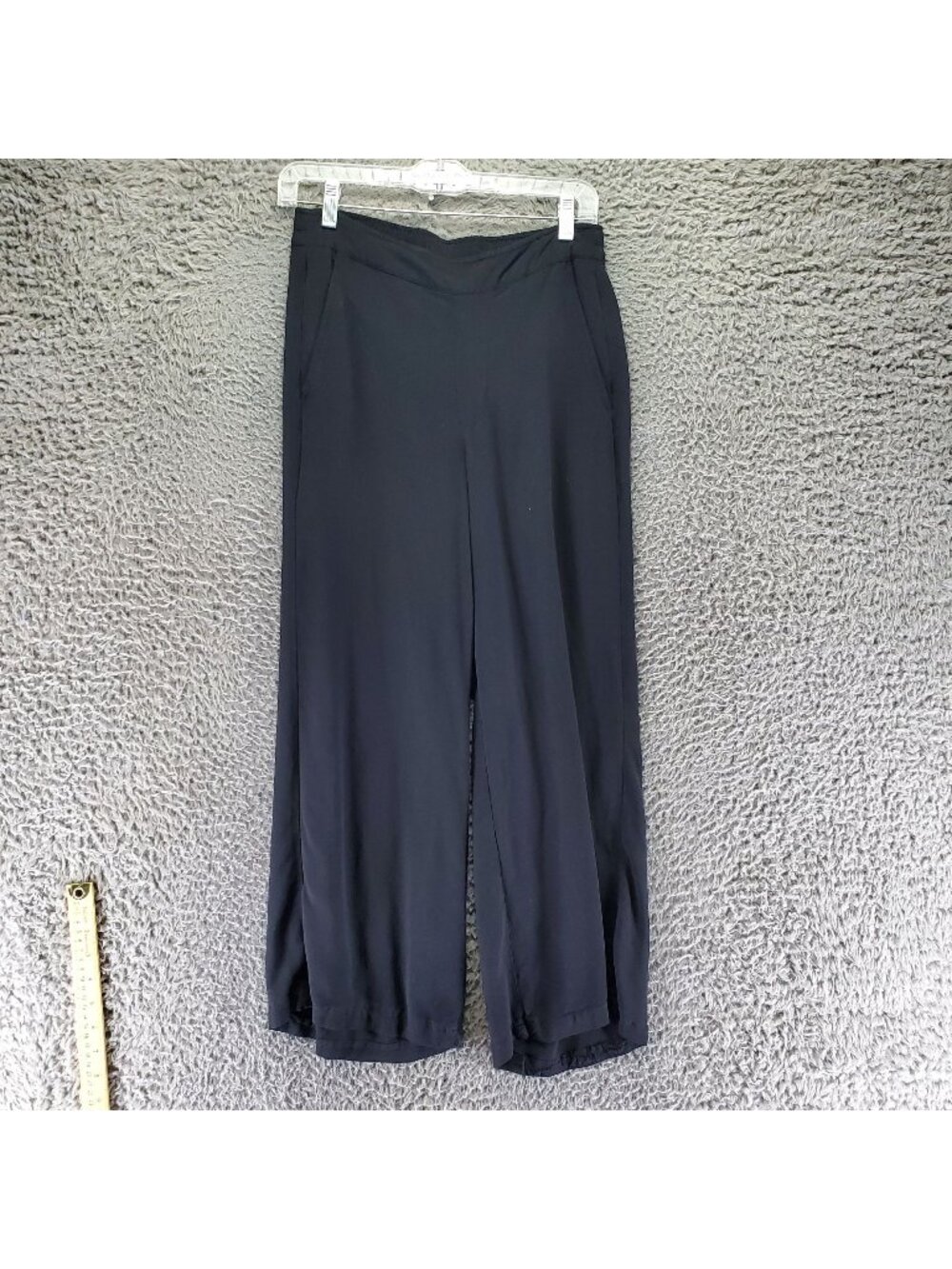 Old Navy Pants Womens Small Black Viscose Wide Leg Dress Pant Trousers
